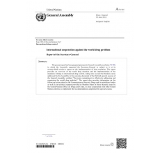 International cooperation against the world drug problem. Report of the UN Secretary-General